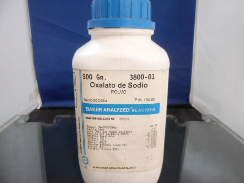 *Oxalato de Sodio Polvo de 500 Gr (3800) J.T. BAKER*